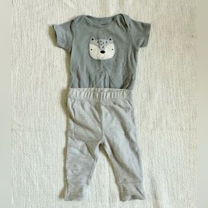 Gerber Baby Onsie and Pants Outfit Set
